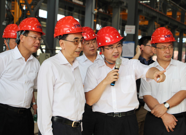 Zhu xiaodan visited to huayu group